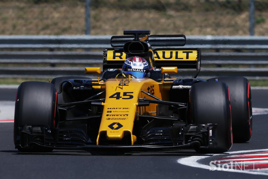 Renault sport formula 1 team - testiranja po VN Madžarske Hungaroring