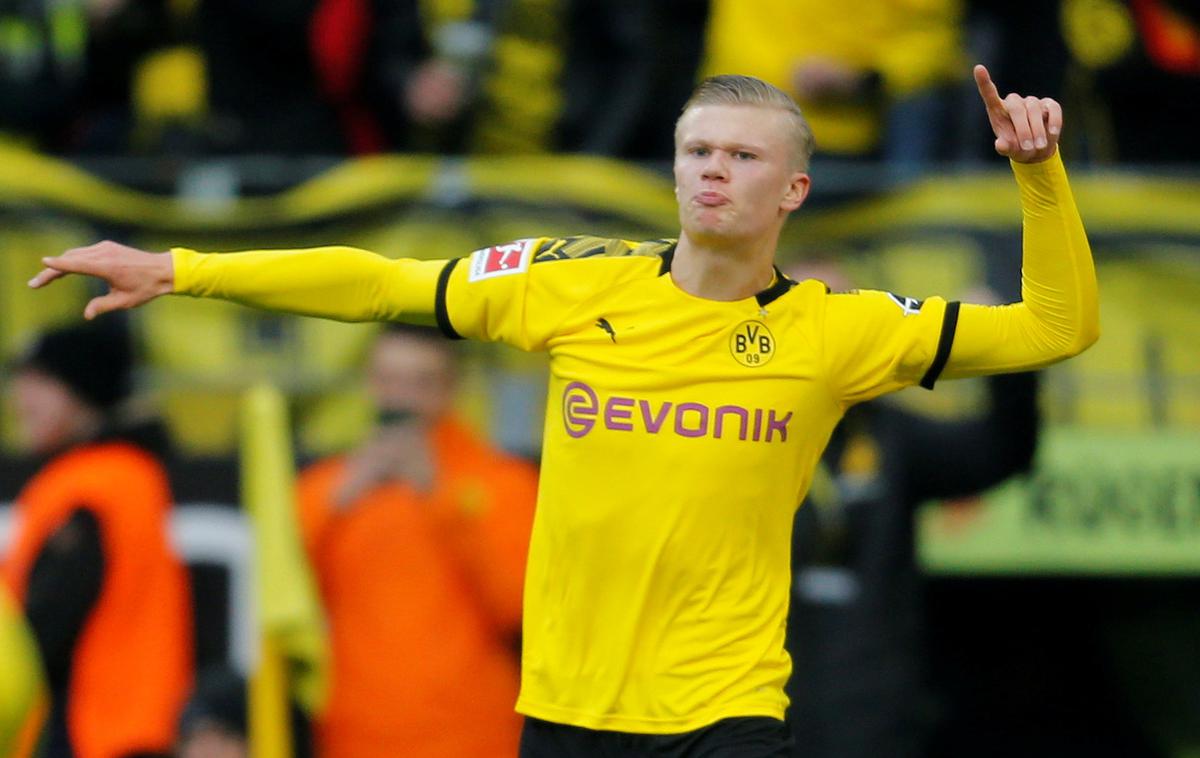 Erling Haaland | Erling Haaland je v 135 minutah igre v majici Borussie Dortmund v treh nastopih zabil že 7 golov. | Foto Reuters