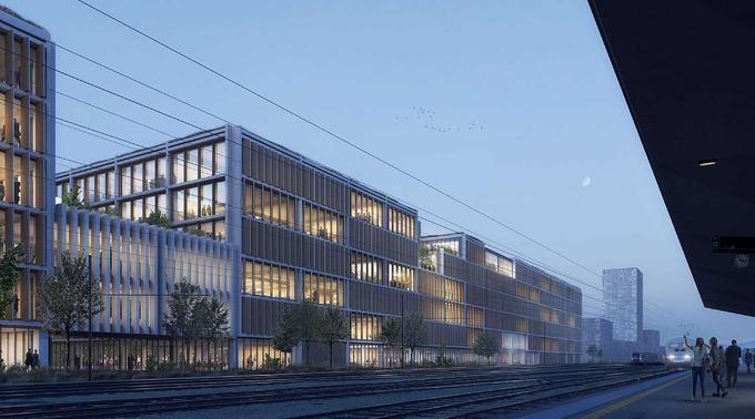 Idejna zasnova projekta danskega arhitekturnega biroja C.F. Møller, ki je sodeloval na natečaju, a ni bil izbran. | Foto: 