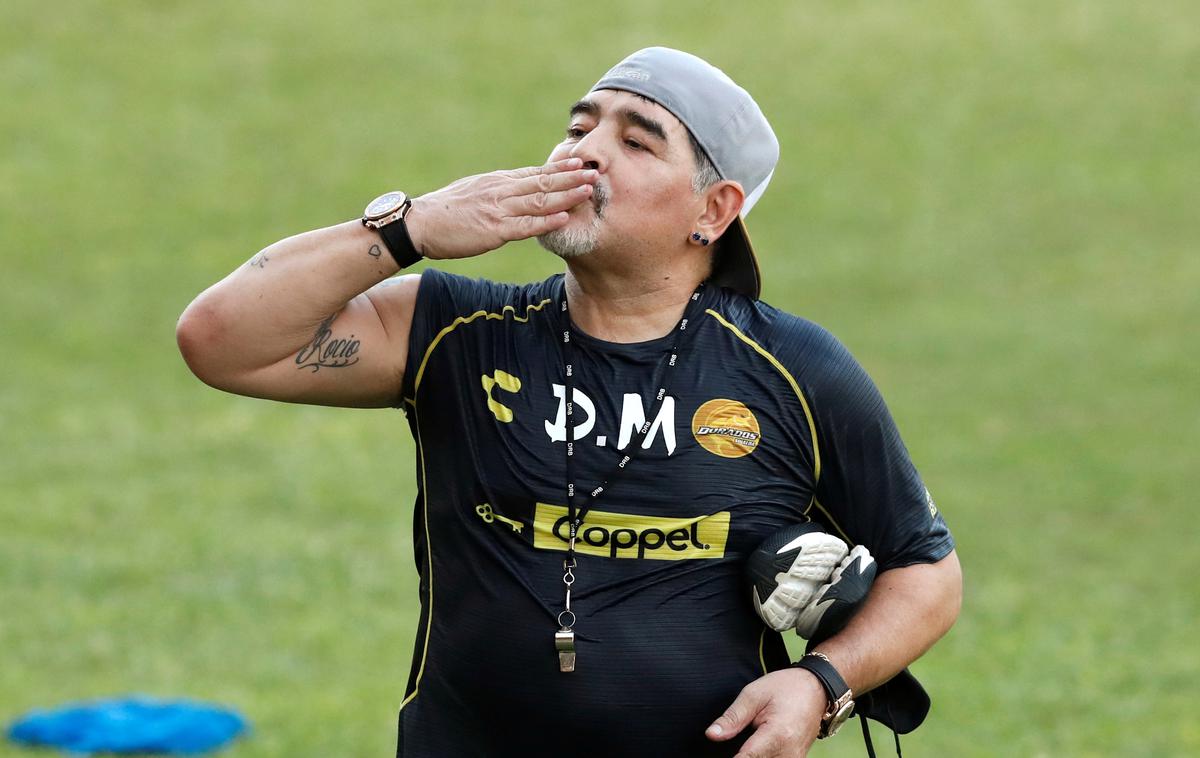 Diego Maradona | Diego Armando Maradona je kršil pet členov etičnega kodeksa mehiške nogometne zveze. | Foto Reuters