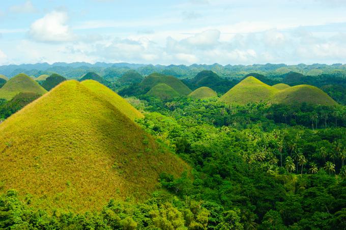Chocolate Hills of Bohol Island, the Philippines | Foto: Thinkstock