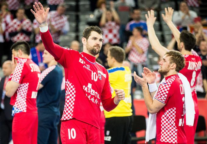 Hrvaška se bo od prvenstva poslovila v petek na tekmi za peto mesto. | Foto: Vid Ponikvar