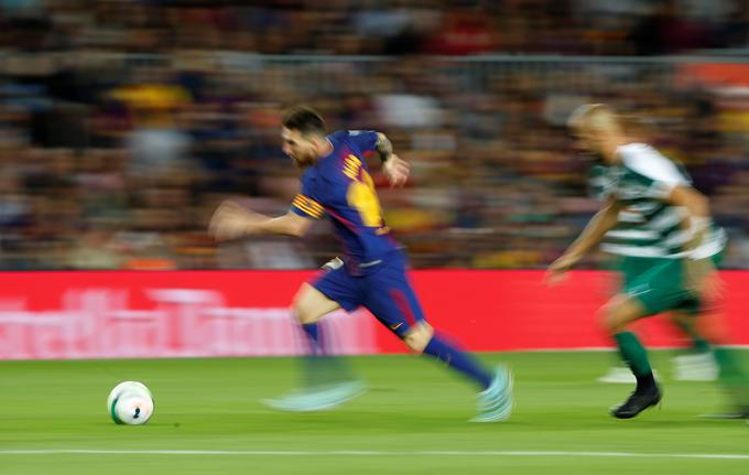 Lionel Messi je bil nerešljiva uganka za branilce Eibarja. | Foto: Reuters