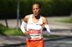 Etiopijka le za pet sekund zaostala za svojim svetovnim rekordom