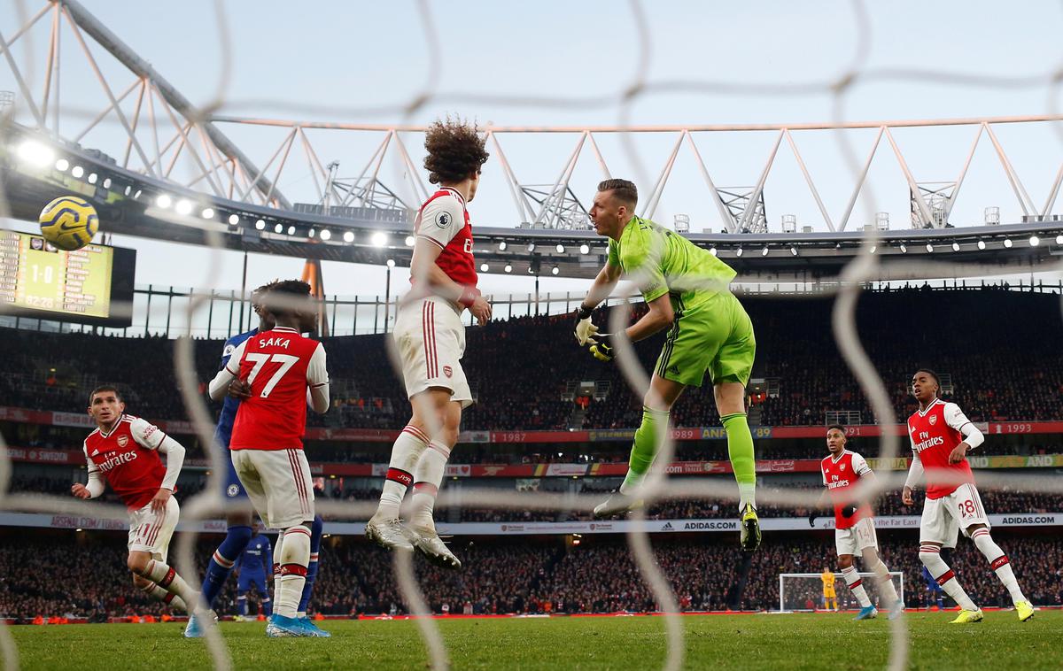 Arsenal - Chelsea | V derbiju kroga sta obračunala londonska velikana Arsenal in Chelsea. | Foto Reuters