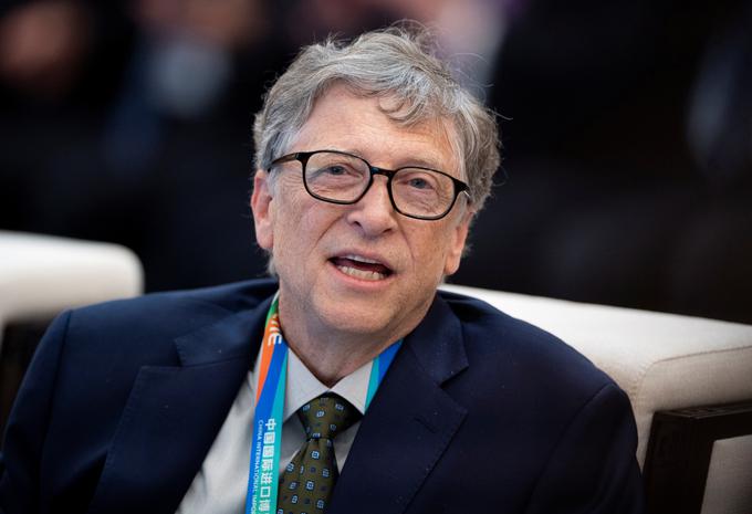 Bill Gates je potrdil, da je prejel drugi odmerek cepiva proti novemu koronavirusu. | Foto: Reuters