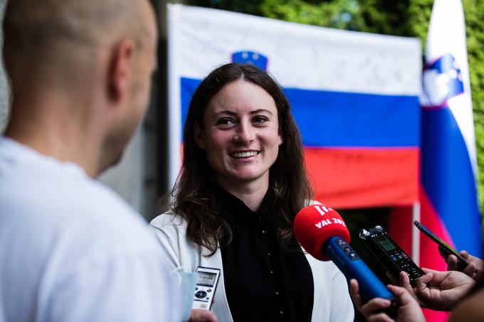 Najboljša slovenska teniška igralka Tamara Zidanšek bo lahko po daljšem času zastopala barve domovine. | Foto: Grega Valančič/Sportida