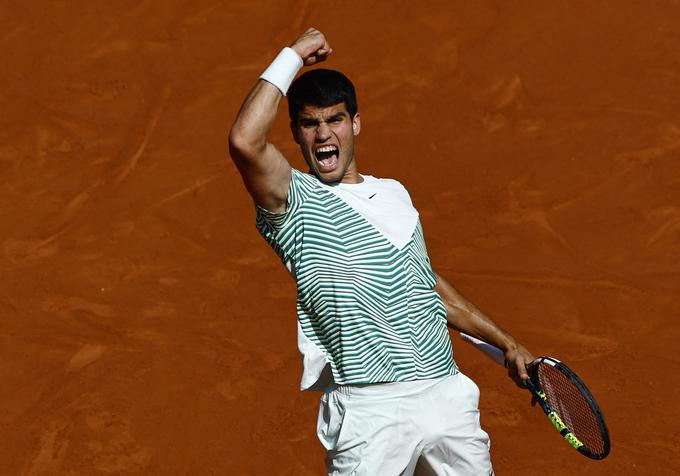 Carlos Alcaraz je dobil drugi niz. | Foto: Reuters
