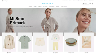 Primark predstavlja novo napredno spletno mesto v slovenščini