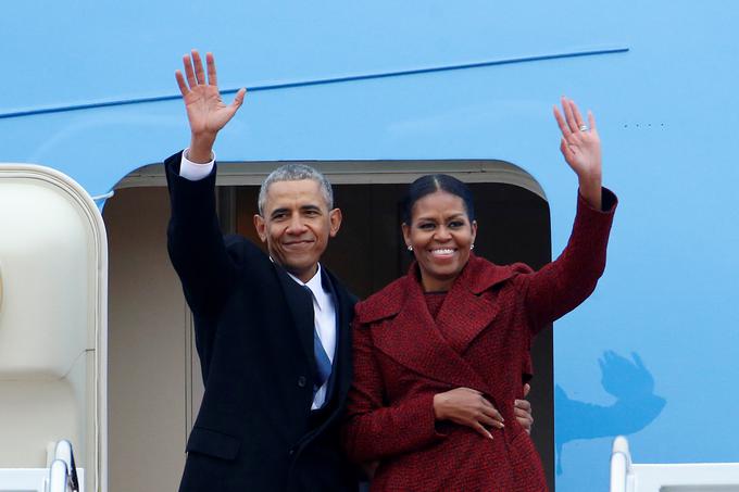 Barack in Michelle Obama | Foto: Reuters
