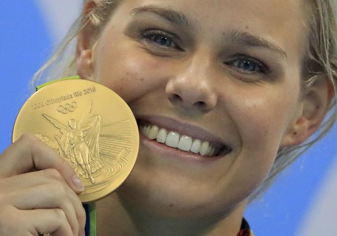 Plavalka Pernille Blume je razveselila Dansko z zlato medaljo v Riu. | Foto: Reuters