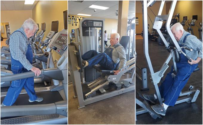91-letnik v fitnesu | Foto: Cover Images