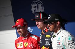 Verstappen do najboljšega štartnega položaja, Vettel pred Hamiltonom