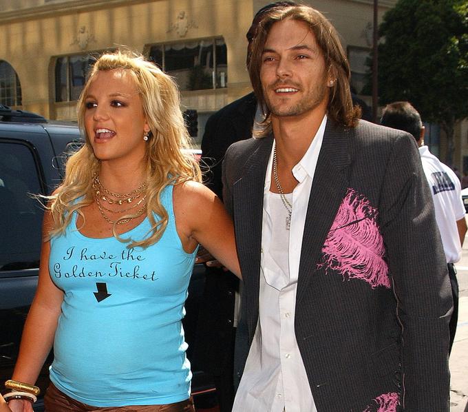 Britney Spears in Kevin Federline sta bila poročena med letoma 2004 in 2007, skupaj pa imata dva sinova. | Foto: Guliverimage