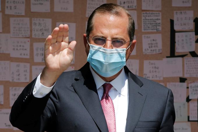 Ameriški minister za zdravje Alex Azar. | Foto: Reuters