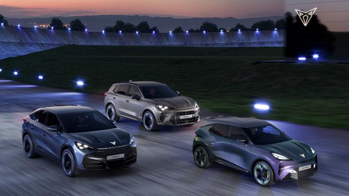 Trije novi modeli, ki bodo na ceste zapeljali leta 2024 in 2025. | Foto: Cupra