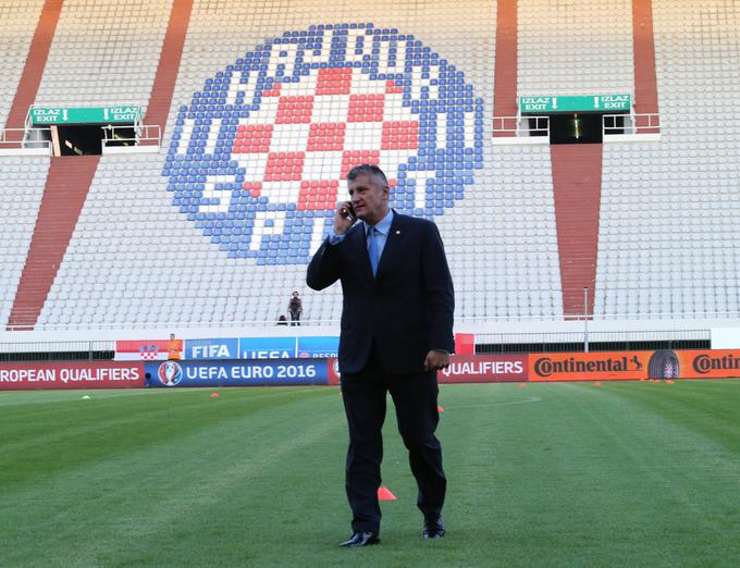 Predsednik Hrvaške nogometne zveze Davor Šuker se je moral na Uefi zagovarjati zaradi afere svastika. | Foto: 