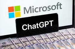 ChatGPT vpliva na ceno delnic Microsofta! Od začetka leta so te narasle več kot 10%!
