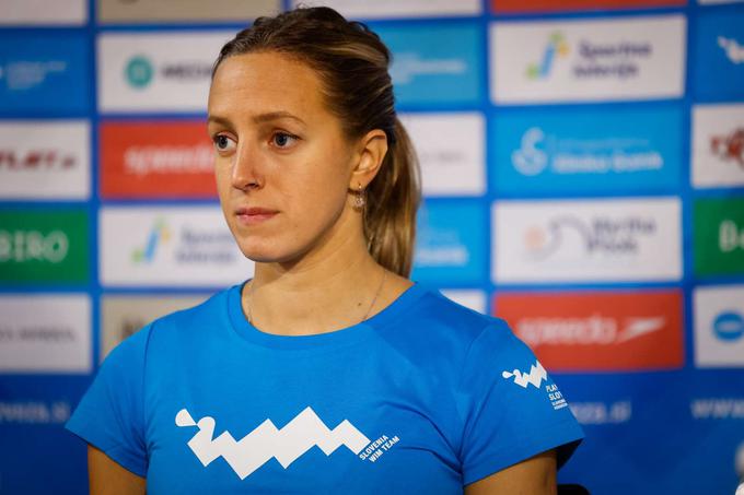 Za nov slovenski rekord je poskrbela tudi Tara Vovk na 50 m prsno. | Foto: Anže Malovrh/STA