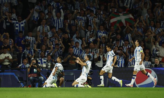 Real Sociedad je ekspresno povedel, na koncu pa vknjižil točko. | Foto: Reuters