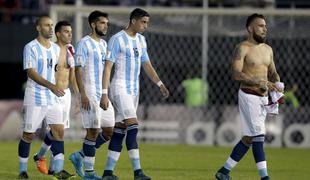 Argentina brez Messija muči lastne navijače