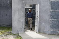 Obama se je z obiskom otoka Robben še enkrat poklonil Mandeli