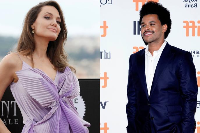 Angelina Jolie, The Weeknd | Nov zvezdniški par? | Foto Reuters