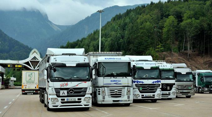 avtoprevozniki, tovornjaki, kamioni | Foto: Matic Prevc/STA