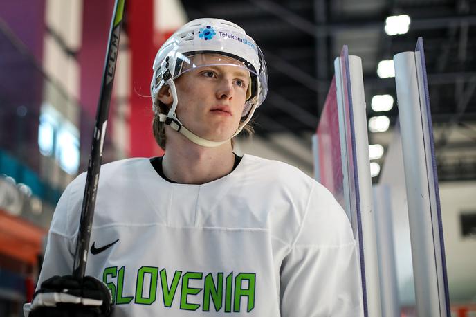 slovenska hokejska reprezentanca SP Kazahstan Jan Drozg | Jan Drozg predstavlja svetlo prihodnost slovenskega hokeja. | Foto Matic Klanšek Velej/Sportida