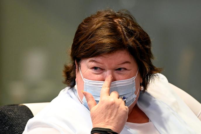 debelost | Belgijska ministrica za zdravje Maggie De Block je zaradi prekomerne telesne teže deležna veliko kritik v času novega koronavirusa. | Foto Reuters
