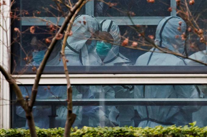 Strokovnjaki WHO so med nedavnim obiskom na Kitajskem izključili možnost, da bi novi koronavirus ušel iz prostorov inštituta za virologijo v Wuhanu. | Foto: Reuters