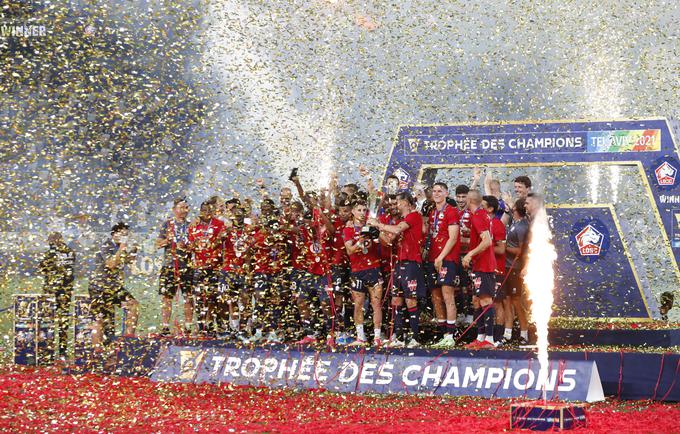 Lille je na začetku avgusta osvojil tudi francoski superpokal, potem ko je ugnal PSG. | Foto: Guliverimage/Vladimir Fedorenko