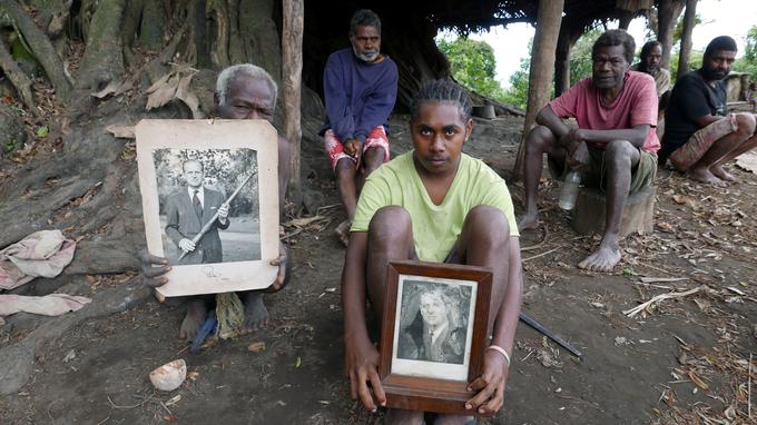 Antropologi predvidevajo, da so princa povezali z legendo v 60. letih, ko je bil Vanuatu anglo-francoska kolonija.  | Foto: Reuters