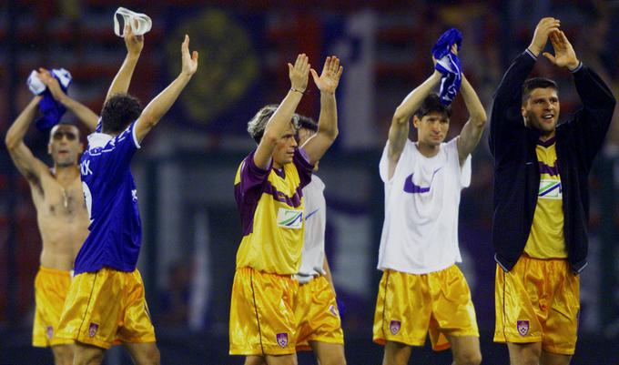 Mariborčani so pred 22 leti nadigrali Genk doma kar s 5:1, nato pa napredovali kljub visokemu porazu v Belgiji (0:3). | Foto: Reuters
