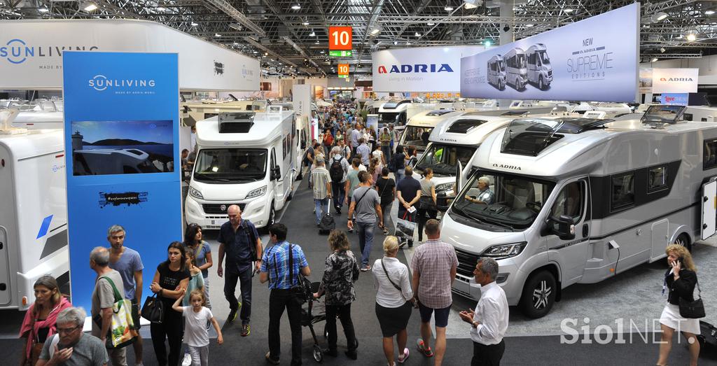 Adria Mobil na mednarodnem salonu počitniških vozil - 56. Caravan Salon Düsseldorf