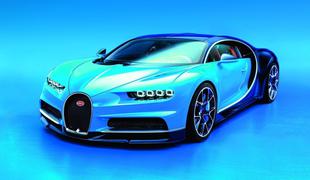 Bugatti chiron za 2,4 milijona evrov: presežek s 1.500 "konji" in hitrostjo do 420 km/h 