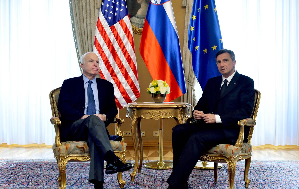 John McCain v Sloveniji | Foto STA