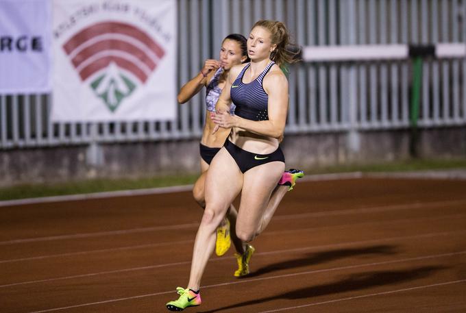 Maja Mihalinec je odmislila bolečine in šla na vso moč. | Foto: Vid Ponikvar