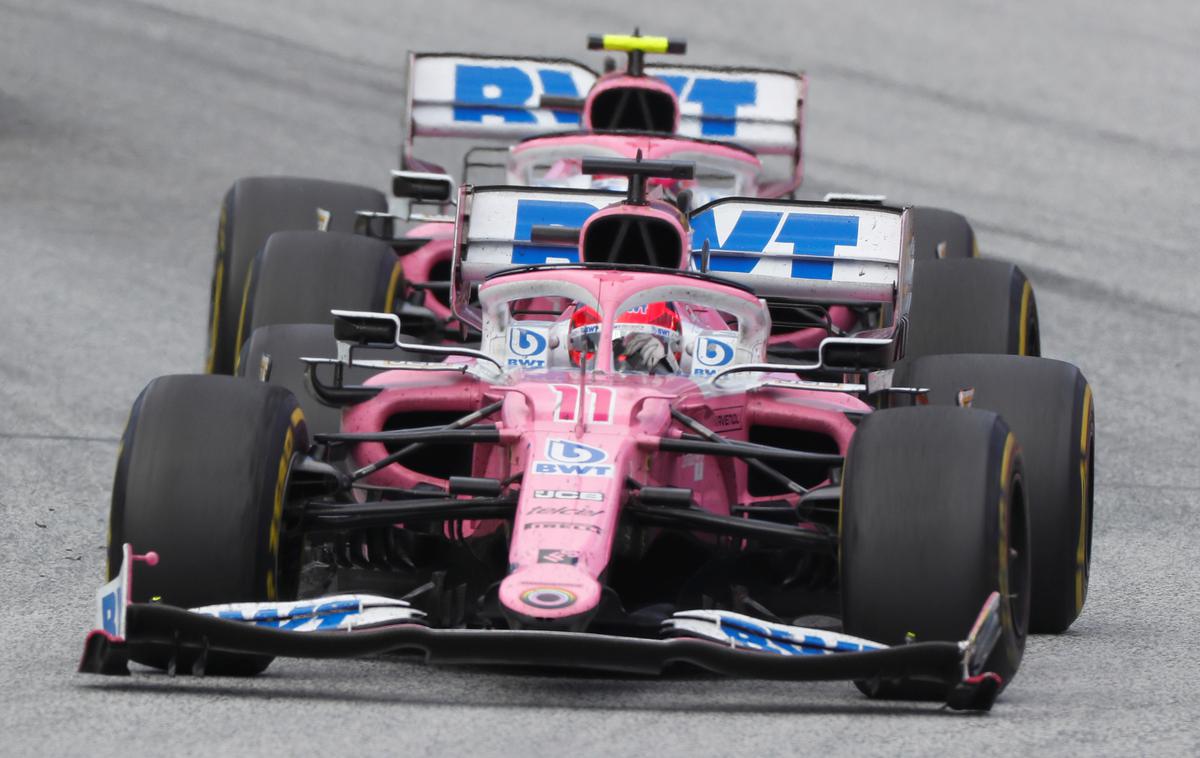 Racing Point | Dirkalniku moštva Racing Point nekaterti pravijo kar roza Mercedes. | Foto Reuters