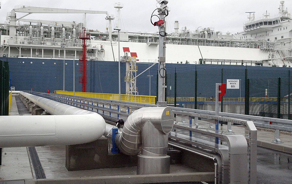 Terminal za utekočinjeni zemeljski plin (LNG) v Omišalju na otoku Krk | Foto STA