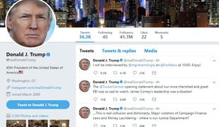 Uslužbenec Twitterja zadnji dan v službi izbrisal Trumpov profil
