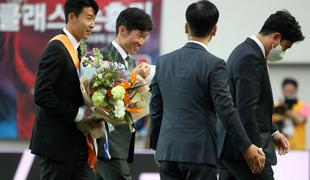 Južnokorejski nogometni zvezdnik prejel najvišje domače priznanje za šport