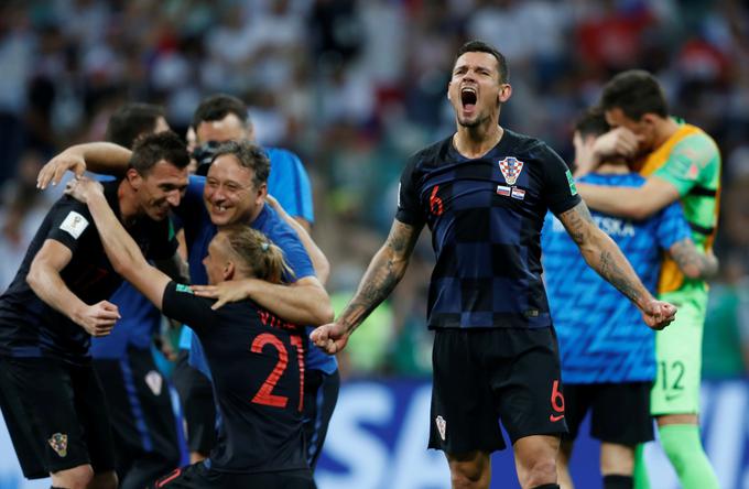 Hrvaška se bo v sredo zvečer v Moskvi potegovala za finale svetovnega prvenstva. | Foto: Reuters