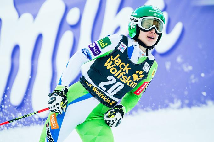 Tina Robnik je v slovenski tabor prinesla kar nekaj dobre volje, a s poškodbo na predzadnji tekmi poskrbela tudi za najbolj grenak trenutek zime. | Foto: Sportida