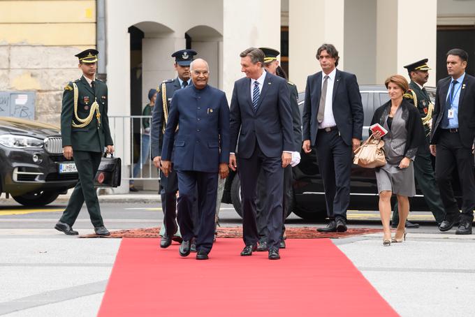 Borut Pahor Indijski predsednik | Foto: STA ,
