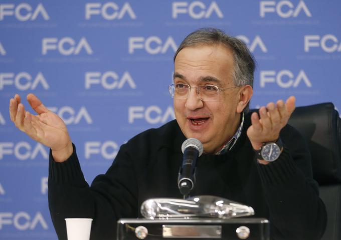 Sergio Marchionne, predsednik Fiat Chryslerja, vidi priložnosti v tesnejšem sodelovanju z drugimi avtomobilskimi proizvajalci. | Foto: Reuters