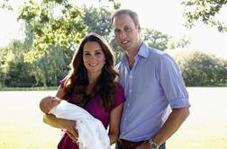 Neprespana William in Kate: mali princ George rjovi kot lev
