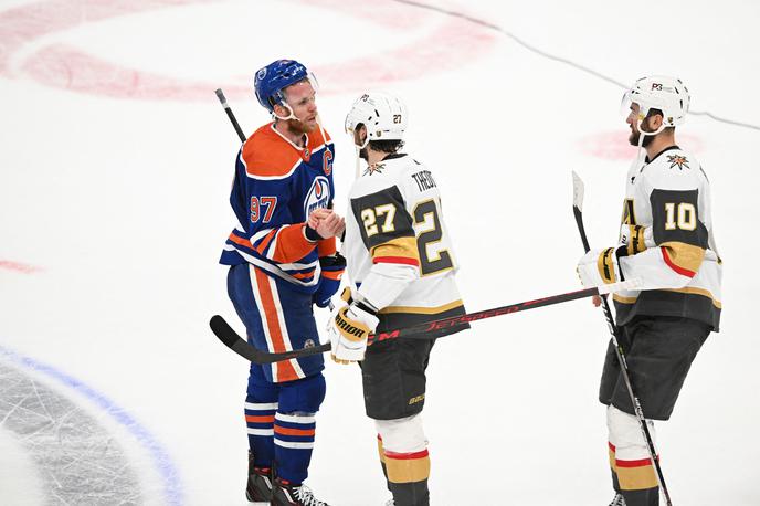 Vegas NHL | Hokejisti Vegasa so v šesti tekmi premagali Edmonton s 5:2 in se uvrstili v konferenčni finale. | Foto Reuters