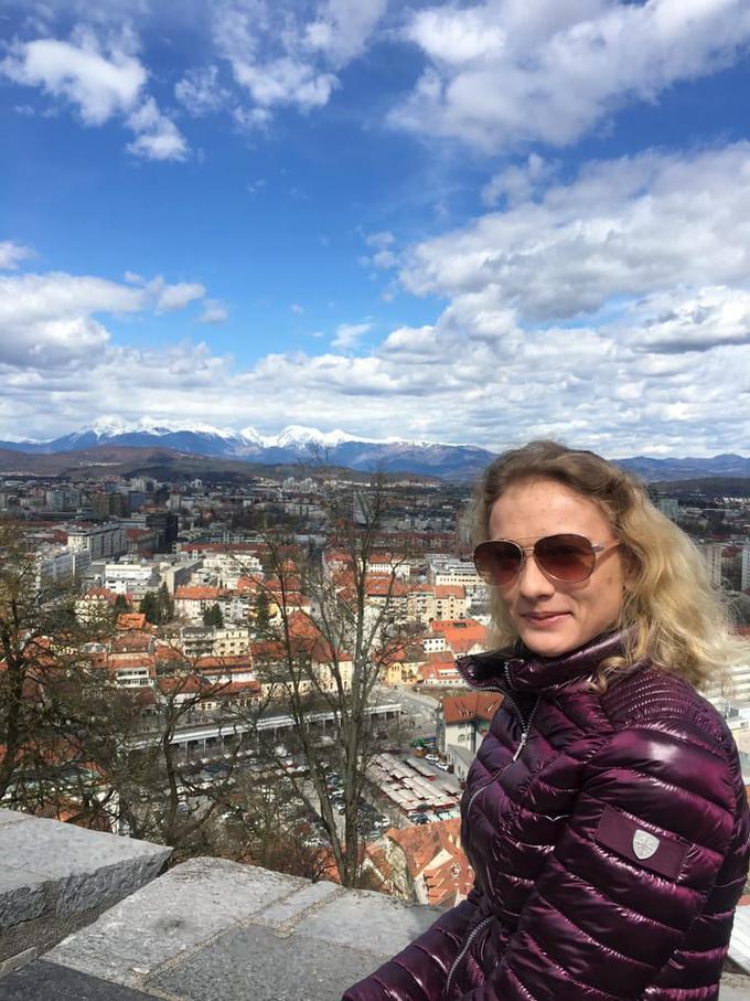 Jekatarina ima v Ljubljani, kjer se najraje zadržuje v njenem središču in Parku Zvezda, najeto stanovanje. | Foto: osebni arhiv/Lana Kokl