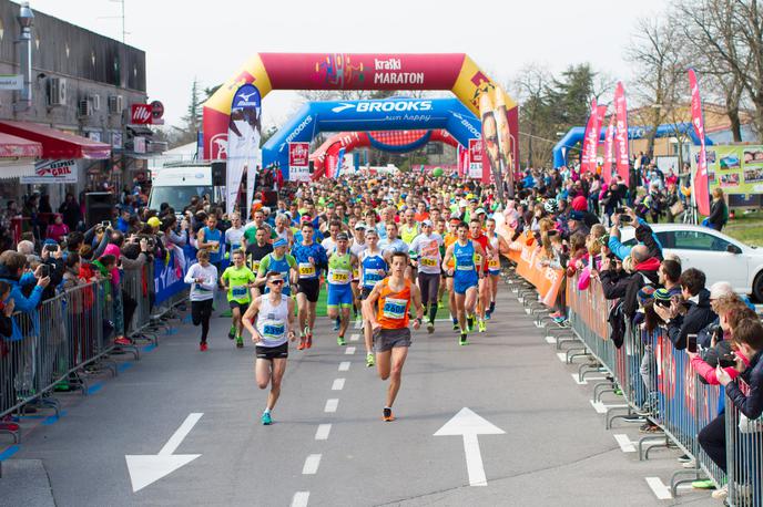 Mali kraški maraton štart | Foto Peter Kastelic